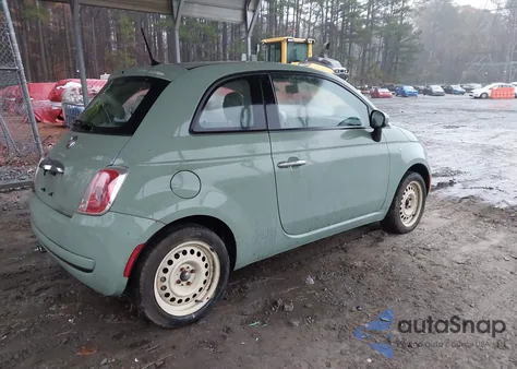 2013 Fiat 500 Pop из США, поврежденный, VIN 3C3CFFAR8DT741117